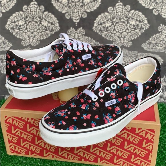 VANS ERA DITSY FLORAL BLK/Trwht - Picture 3 of 16